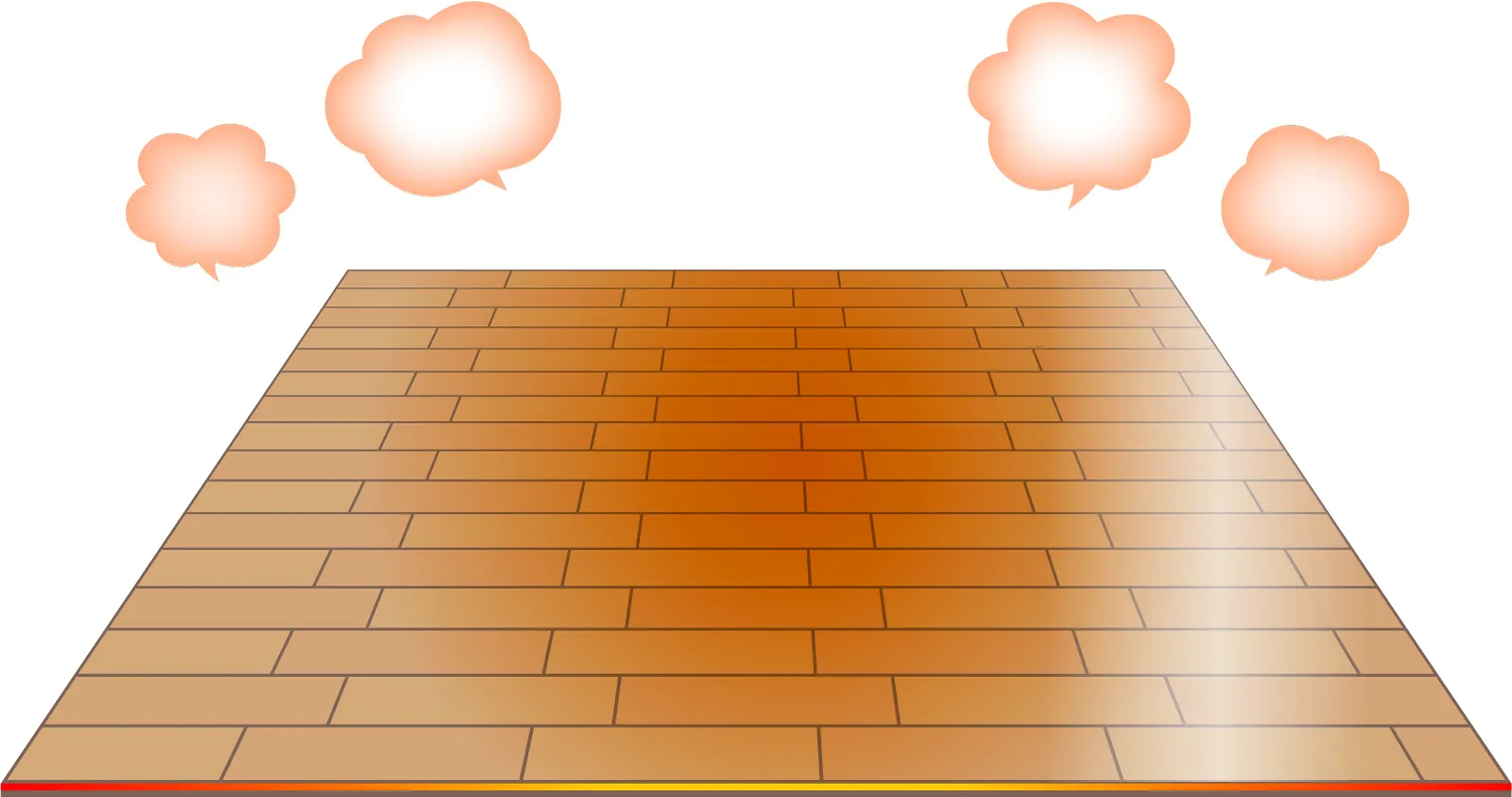 床暖房で快適な暖かさに